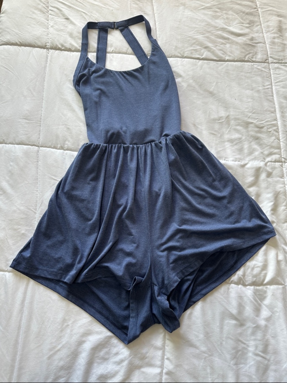 HALARA Navy Blue Strappy Romper